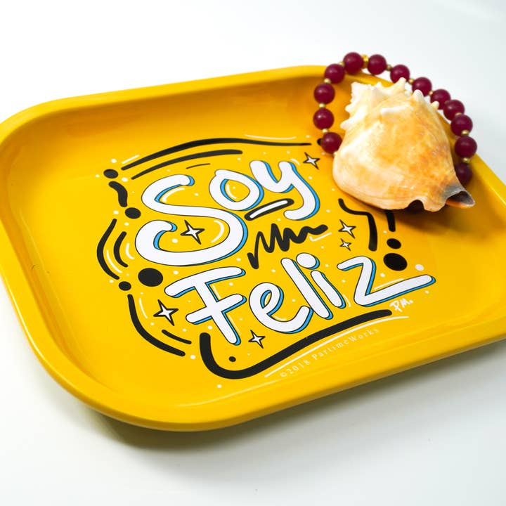 PARTIMEWORKS - Wholesale Decorative Tray - Soy Feliz Novelty Tray11