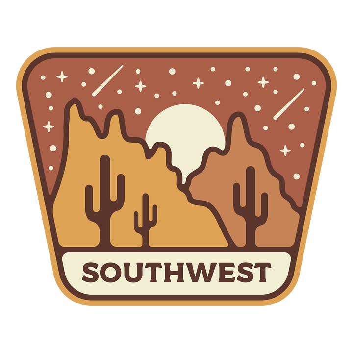 Desert Vibes Sticker for wholesale by EARTHWILD