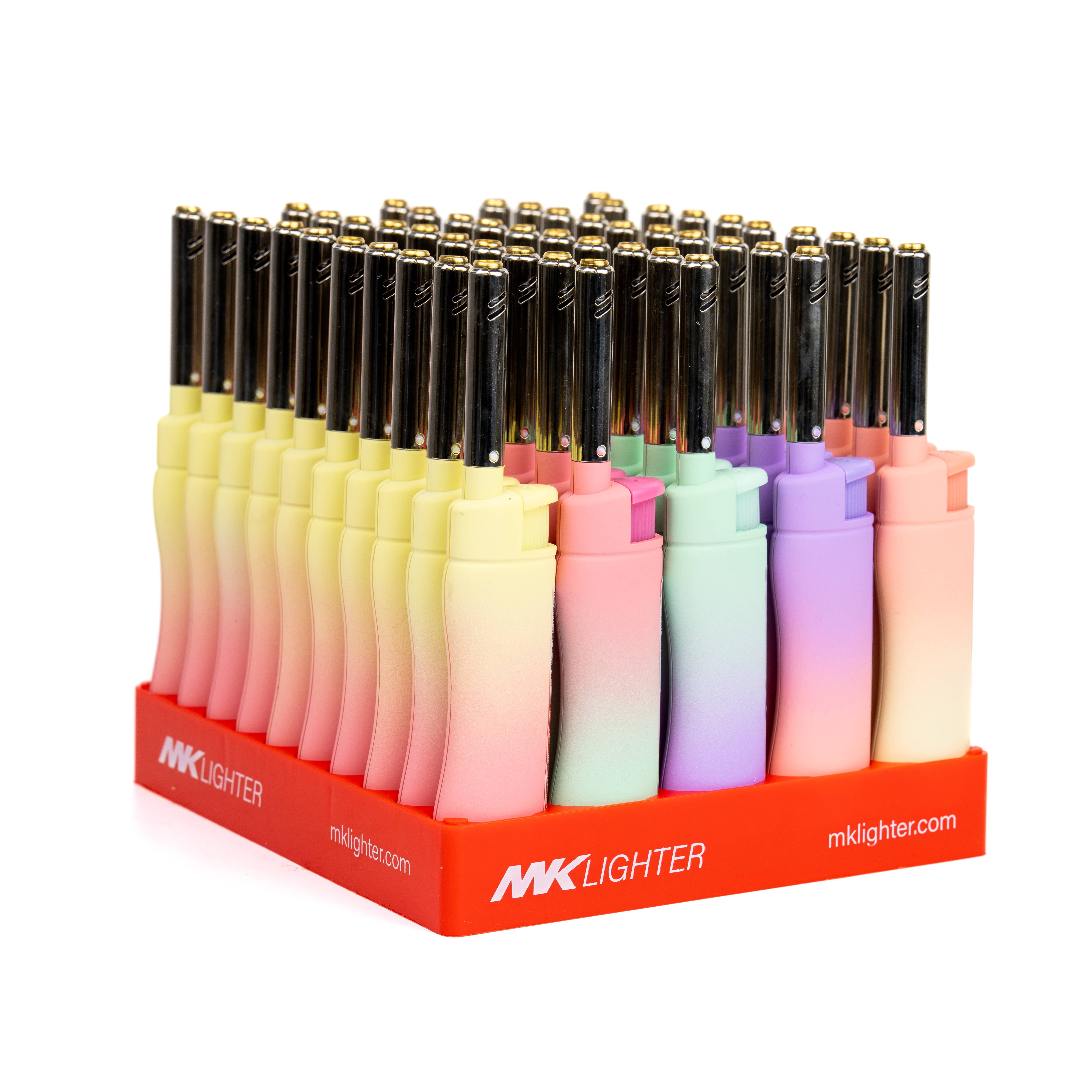 MK Lighter Company - Venta al por mayor Encendedor - Serie MK Lighter Range, Set Dreamy, Llama a prueba de viento 50PC2