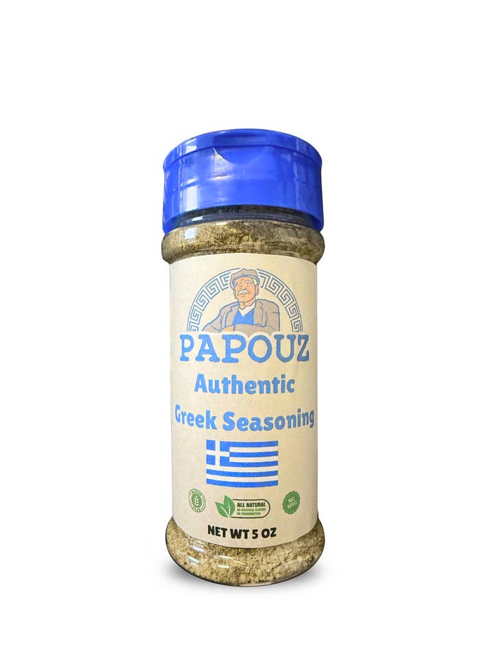 Papouz Seasoning Authentic Greek Seasoning 5oz Bottle for wholesale by Papouz
