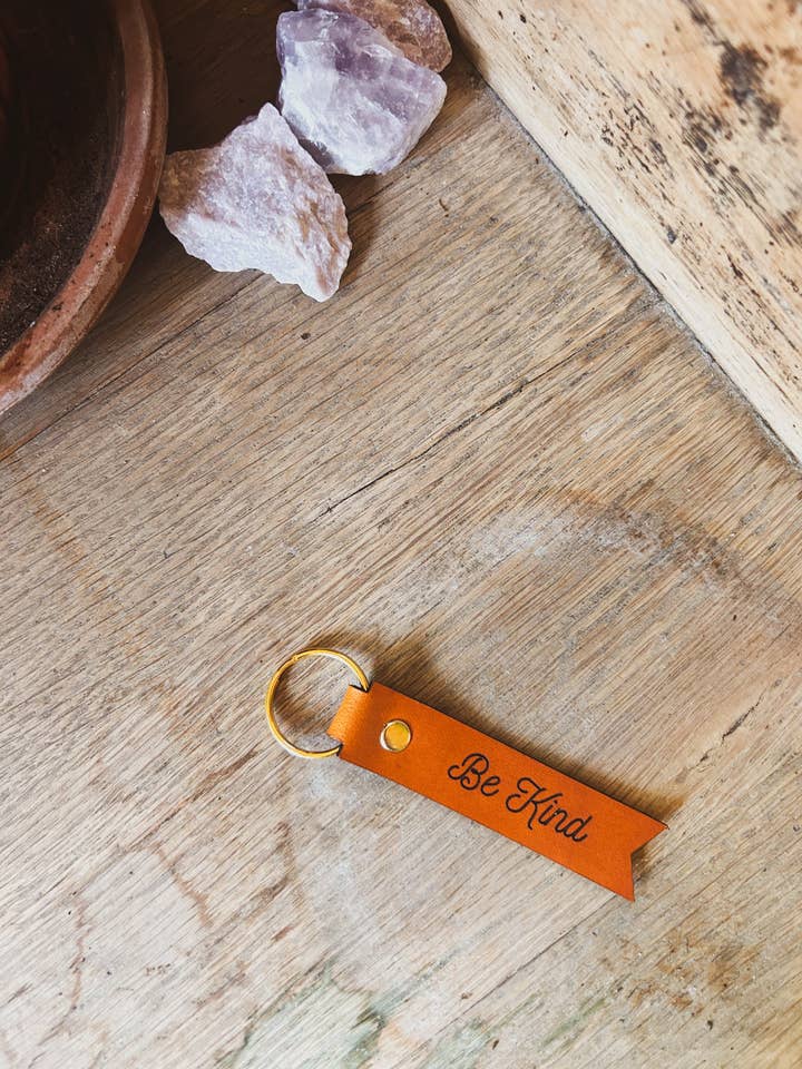 Be Kind ...of a B... Keychain for wholesale by Left Grain