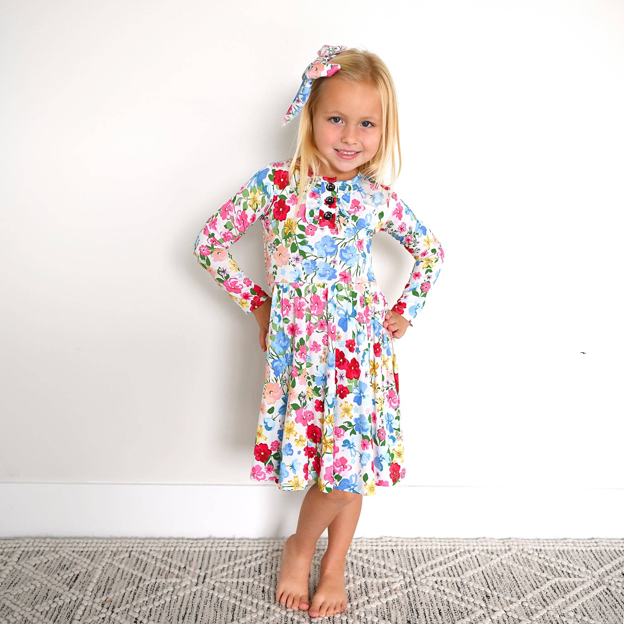 Gigi and Max - Venta al por mayor Vestido - Niños - Vestido TUTU de bambú floral para niños Kaylee8