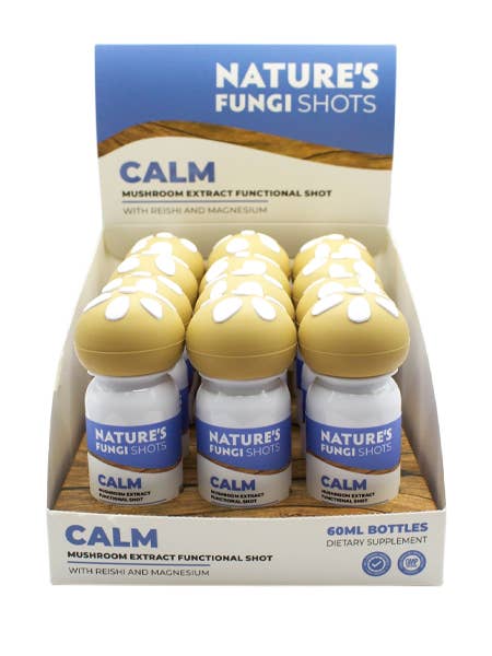 Nature's Fungi Functional Mushroom Shots Calm 12ct for wholesale by Nature's Fungi