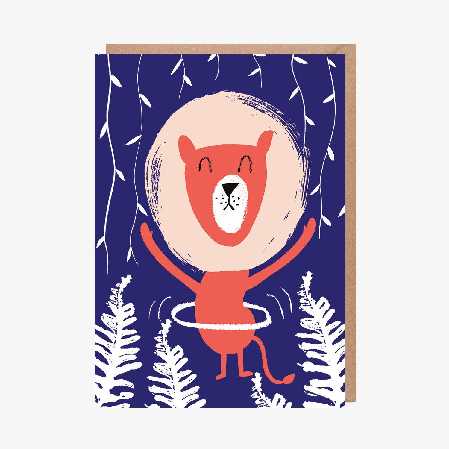 Sharon King-Chai - Wholesale Everyday Greeting Card - Greeting Card - Hula Hoop Lion0