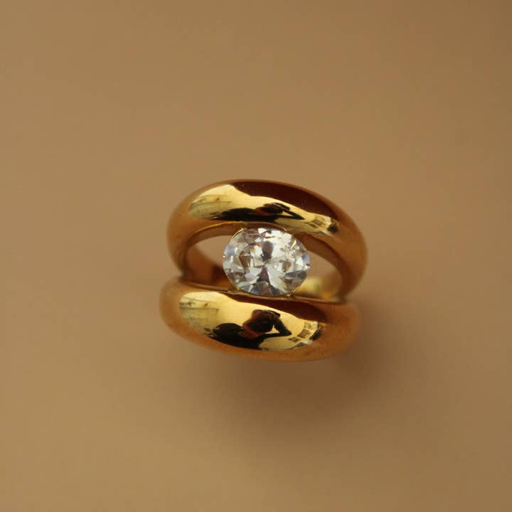 24th & Gold - Wholesale Band/Stacked Ring - Liora Ring1