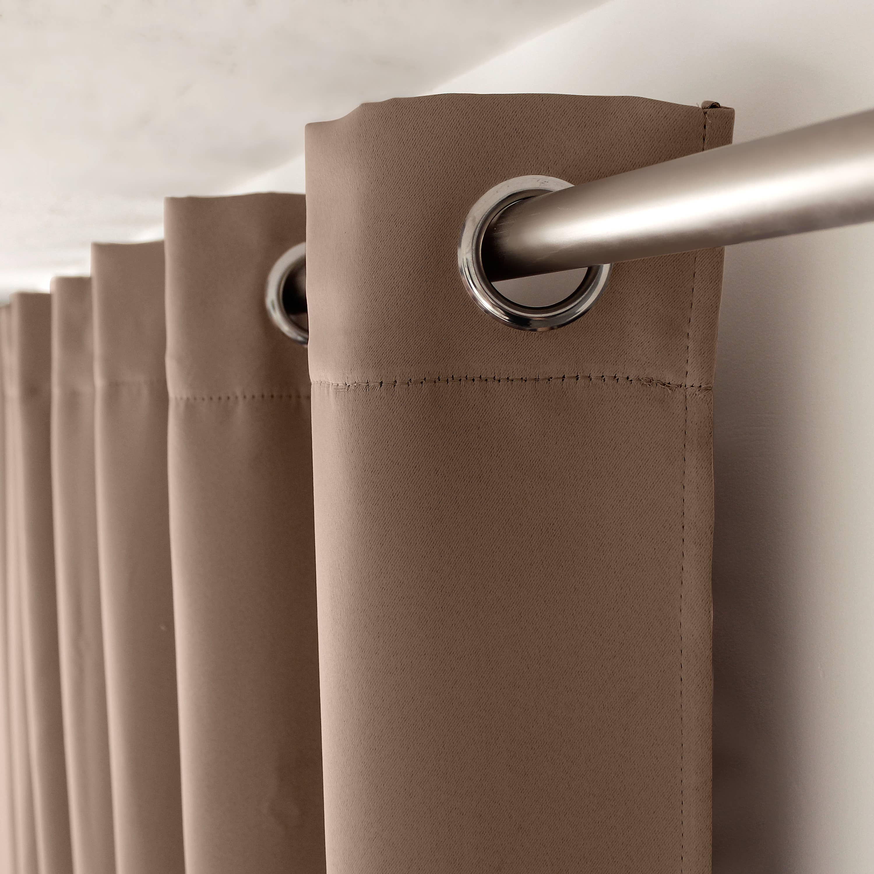 DECOSTARS - CmaDECO - Wholesale Curtain - Blackout Curtain with Grommets, 140x240cm, Liquorice Collection15