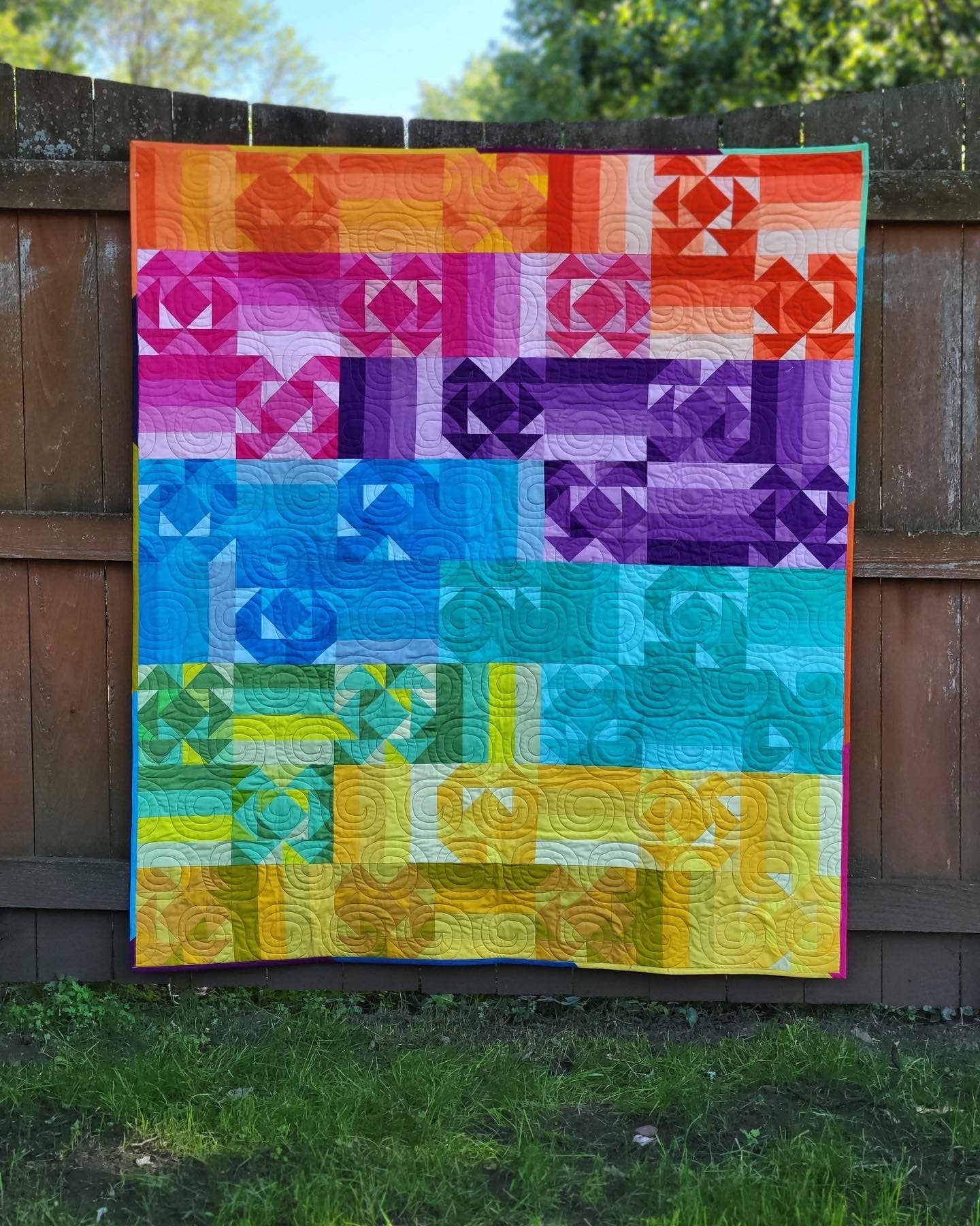 Purple Daisy Quilt Designs - Wholesale Quilt - Clara Quilt Pattern1