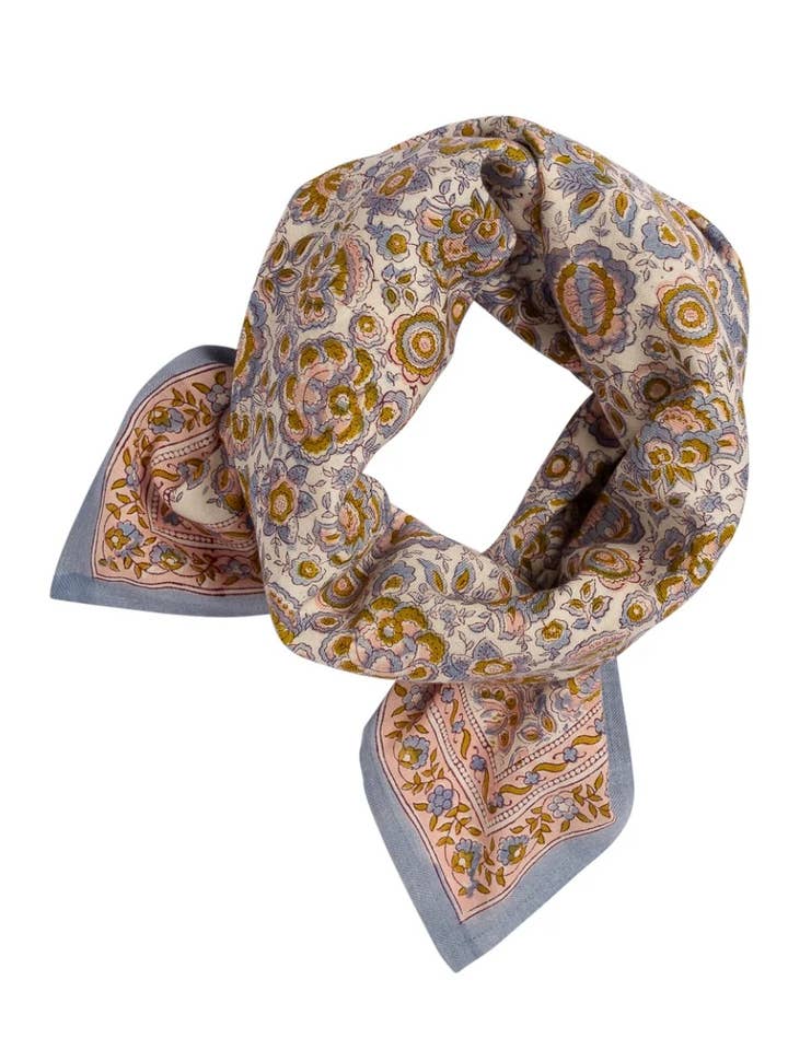 Baumwolltuch für Erwachsene – Garda Bleuet für den Großhandel von Bindi Atelier