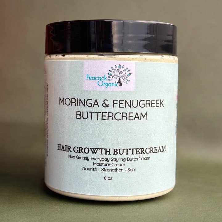 Moringa & Fenugreek Buttercream for wholesale by Peacock Organic
