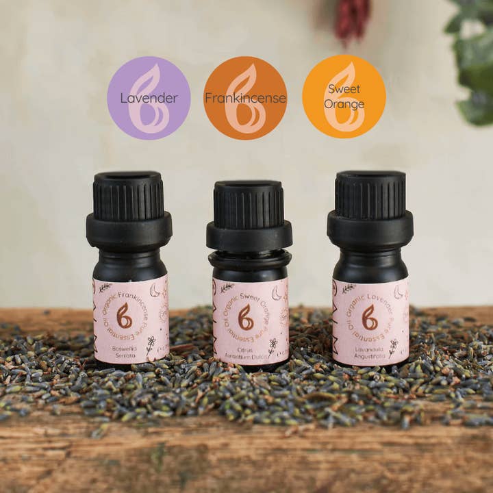 B Calm Ltd – wholesale Essential oil – Breathe Calm – Blend Your Own Gift Box Set (3 × 5ml)1