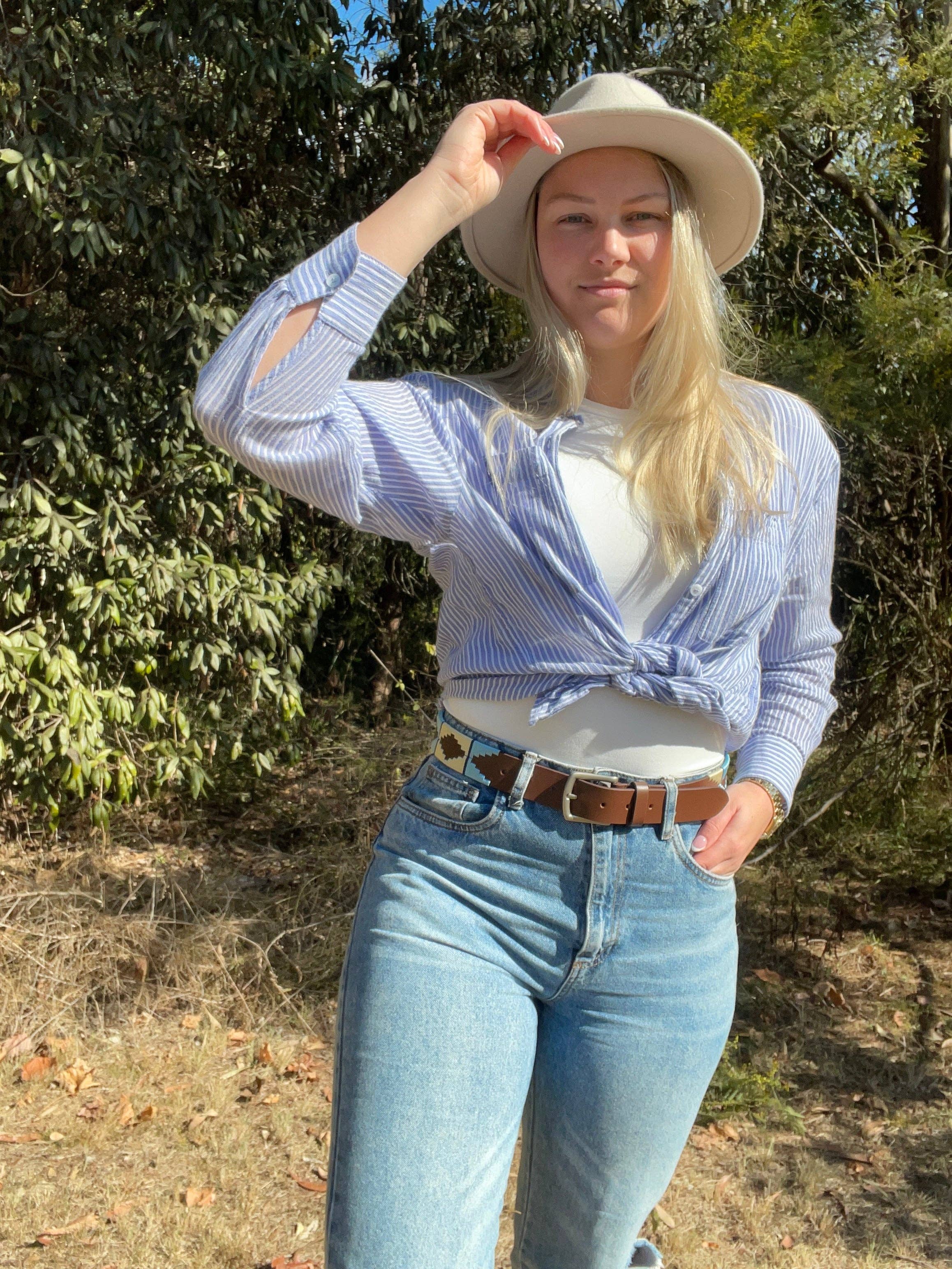 hide & chic – wholesale Belt – Unisex – Quality Full Grain Leather Polo Belt. Style No: 4103311