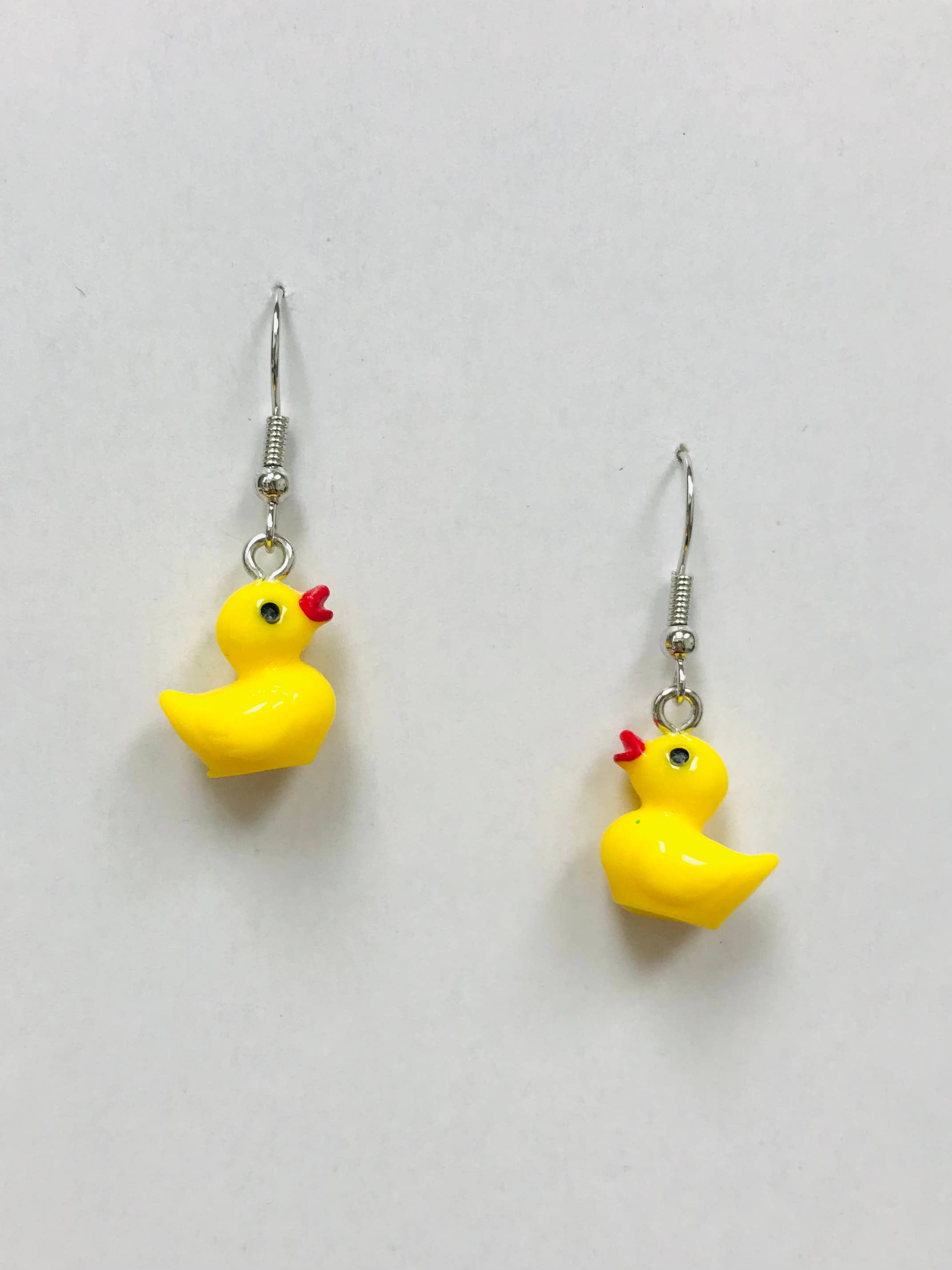 SimpleNGreat - Wholesale Dangle Earrings - Tiny Rubber Ducky Earrings 3D Face to Face cute duck1