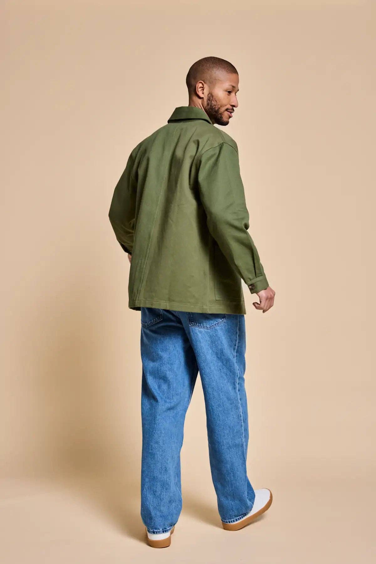 Hindbag - Wholesale Jacket - Women's - Marcel Olive Mixed Jacket3