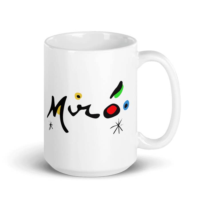 Art-O-Rama Shop - Vendita all'ingrosso Tazza - Tazza con firma colorata di Joan Miró7