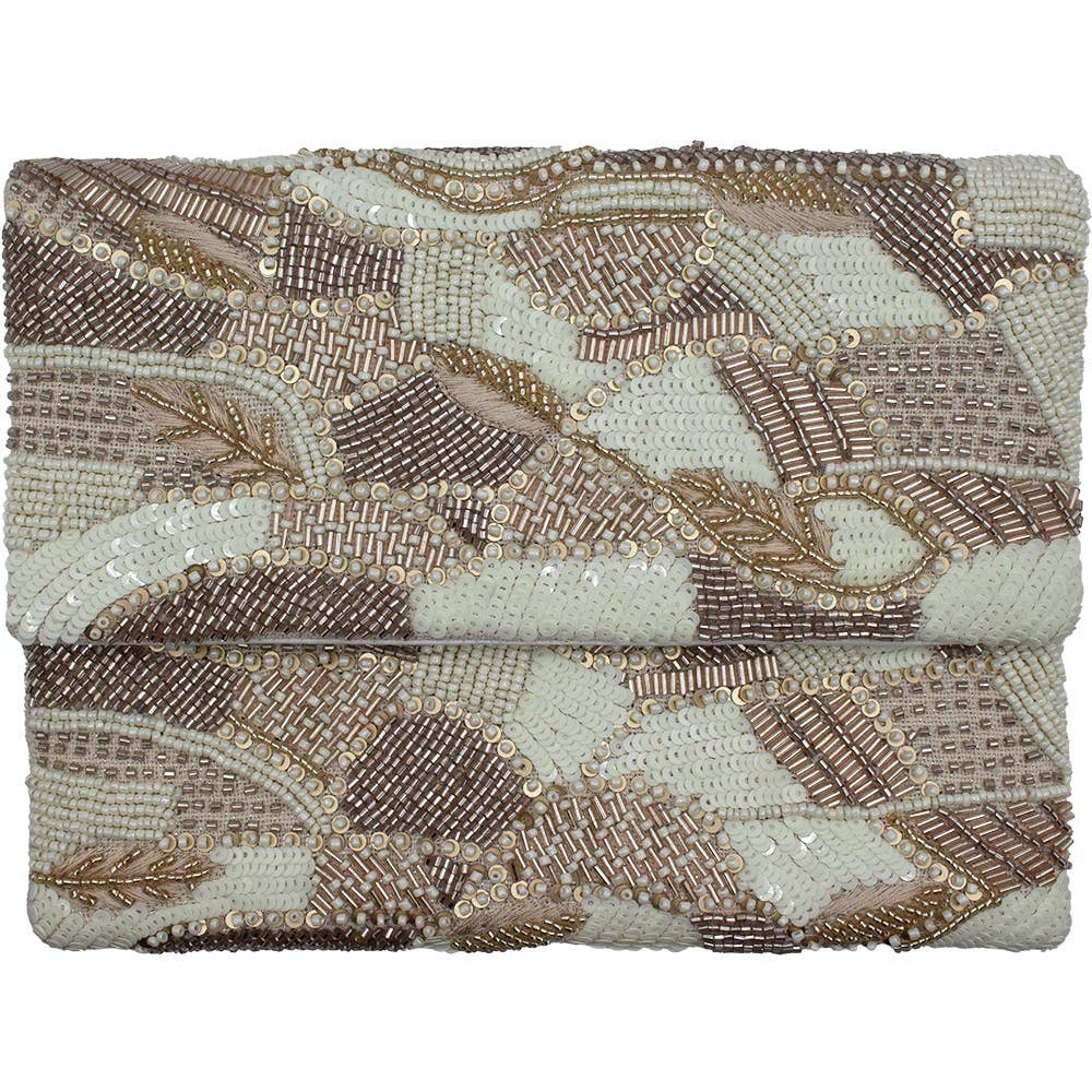 Pizzazz, Inc. - Wholesale Clutch - Dames - Abstracte Tonale Kralen Clutch0