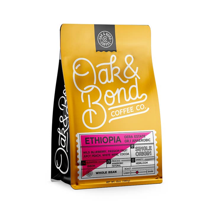 Oak and Bond Coffee Co. - Wholesale Coffee Beans - Ethiopia Gera Estate Gr.1 Anaerobic
