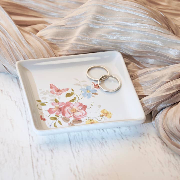 Primitives by Kathy - Wholesale Decorative Tray - Florals Vanity Tray