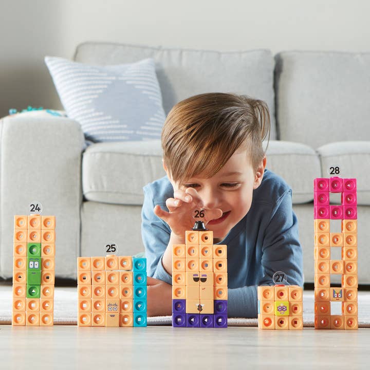 Learning Resources - Wholesale Toy Set - Kids - Numberblocks® MathLink® Cubes 21-30 Activity Set3