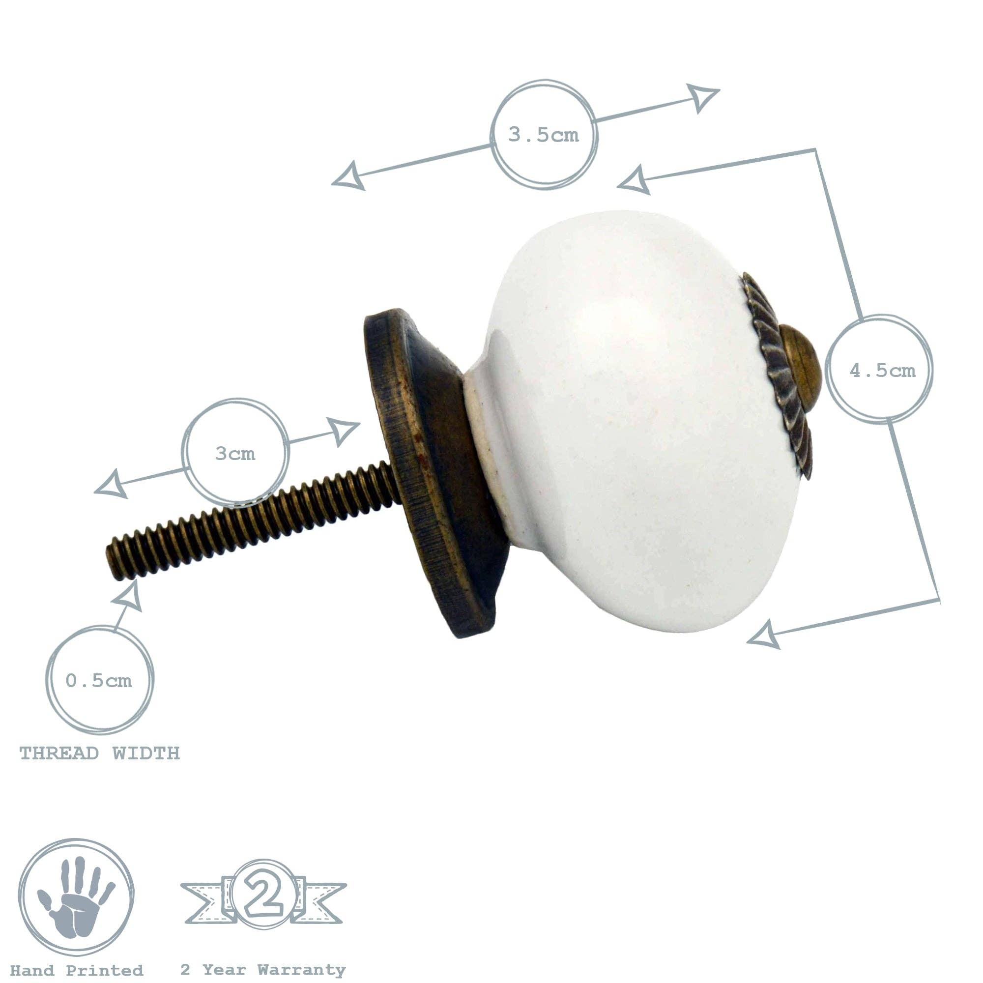 Rinkit Pty Ltd - Wholesale Knob/pull - Round Ceramic Drawer Knob - Green4