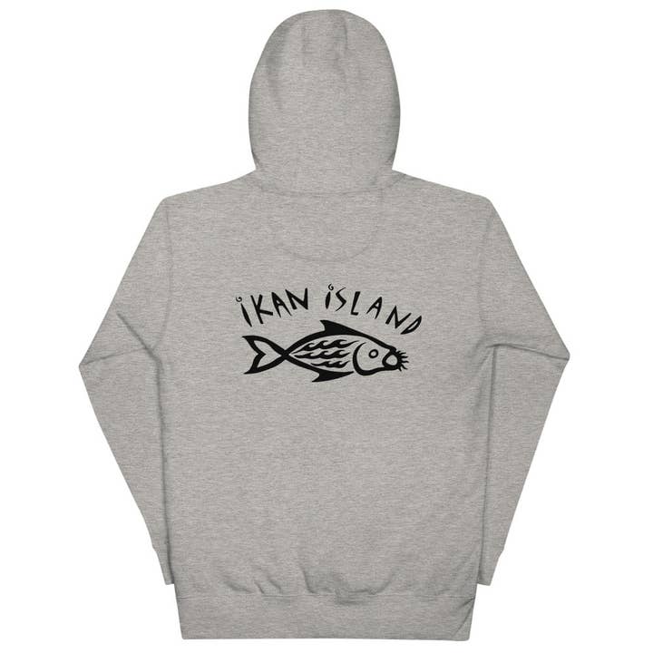 Felpa con cappuccio unisex per la vendita all'ingrosso da parte di Ikan Island