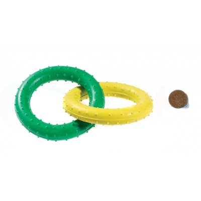 Classic Pet Products – wholesale Pet toy – Cat/dog – Pimple Solid Rubber Rings 190mm - Pack Of 60
