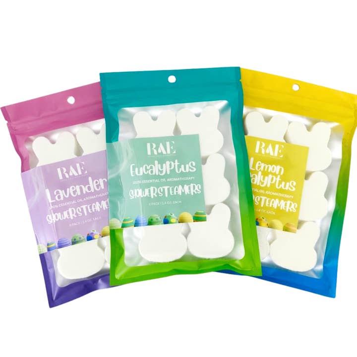 Easter Bunny Shower Steamers - 6 Pack - Aromatherapy for wholesale by Relax Away Essentials