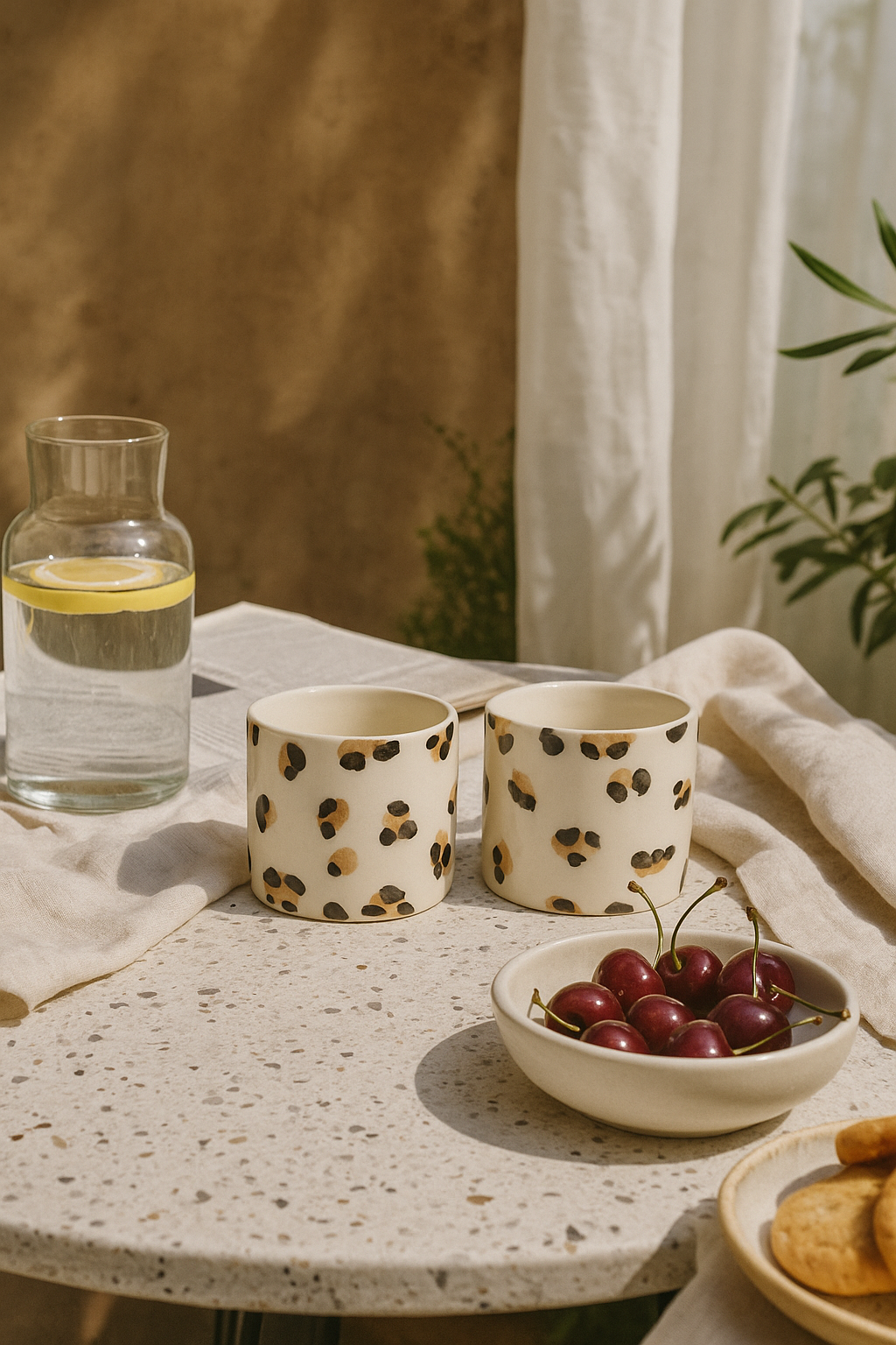 Really Nice Things - Wholesale Coffee Mug - Set of 2 ceramic mugs (CHEETAH)7