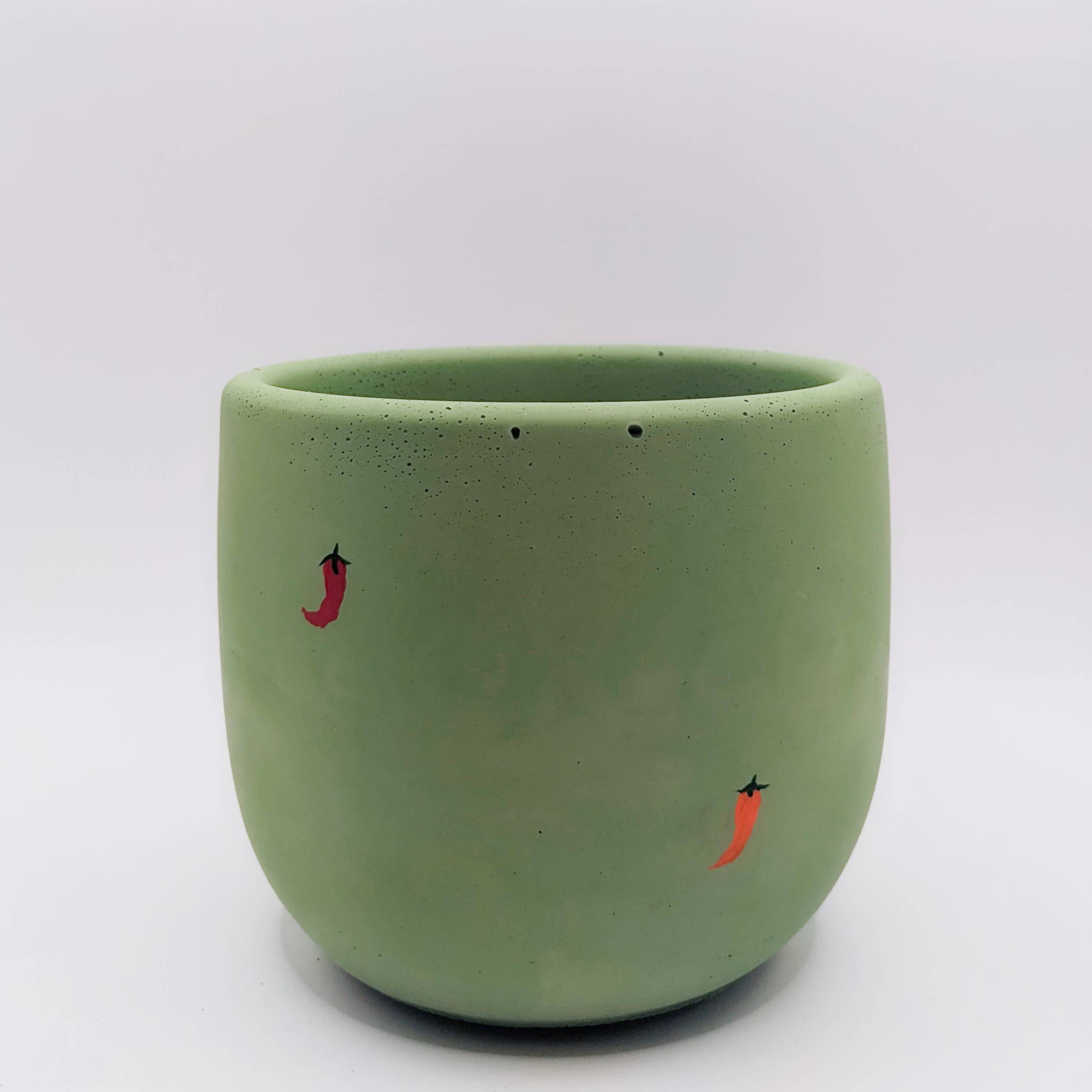 The Plant Supply - Wholesale Plant Pot - Concrete Planter - 4" | Plant Pot With Drainage Hole6