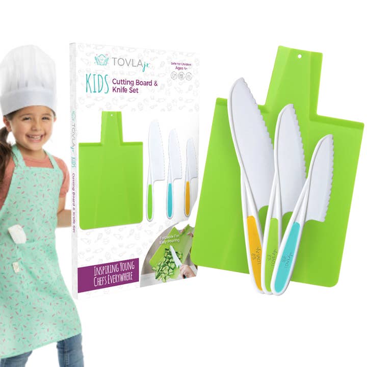 Tovla Jr - Wholesale Knife Set - Kids' Knives and Foldable Cutting Board Set1