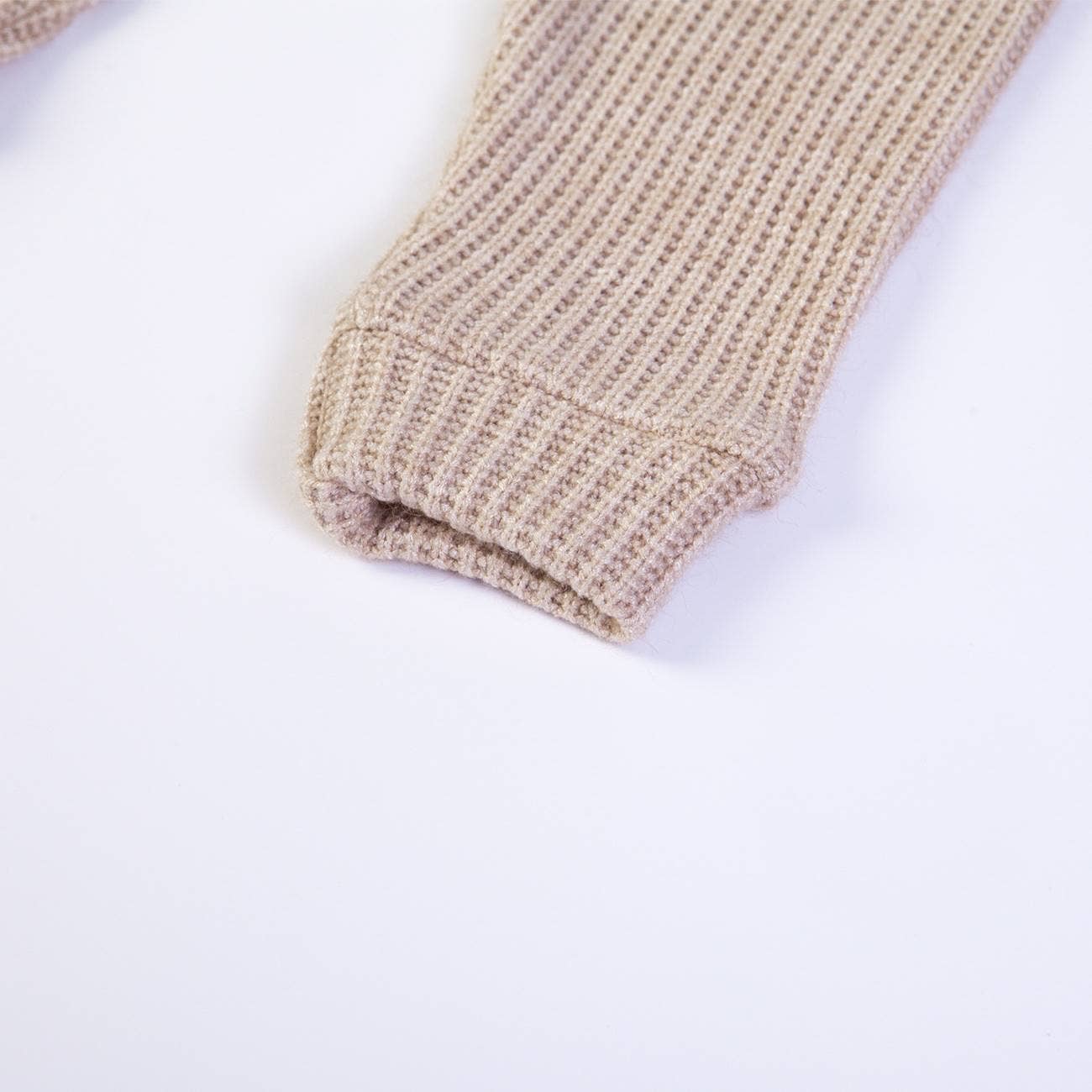 Beige 16687 - Survêtement en tricot (sweatshirt + pantalon) - AH 25-26 en vente sur Faire9