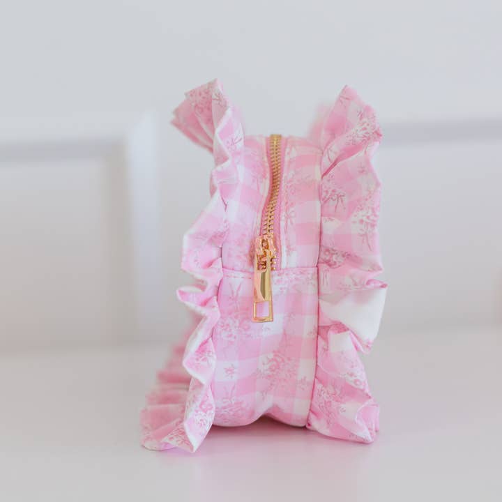 Hollis - Wholesale Pouch - Women's - Ruffled Nylon Medium Pouch
