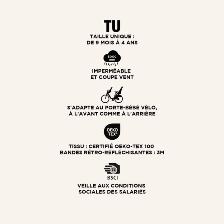 RAINETTE - Wholesale Biking Accessories - Waterproof for bike seat7