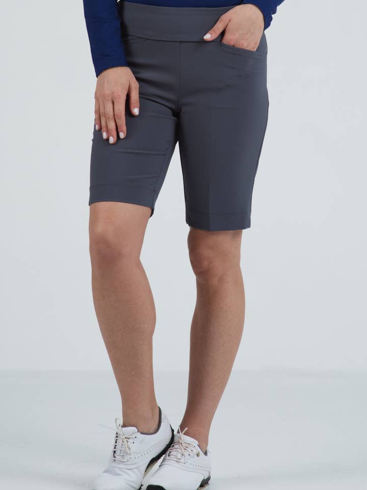 Stain resistant Solid Women's Shorts - 73000 for wholesale by IBKÜL