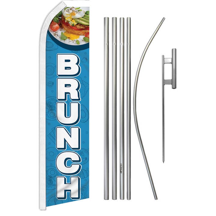 Kit de mât et drapeau Super Brunch pour la vente par Flags Importer