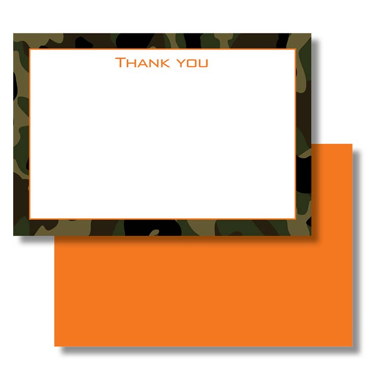 CAMO bedankbriefjes, set van 8 voor wholesale door The Social Note
