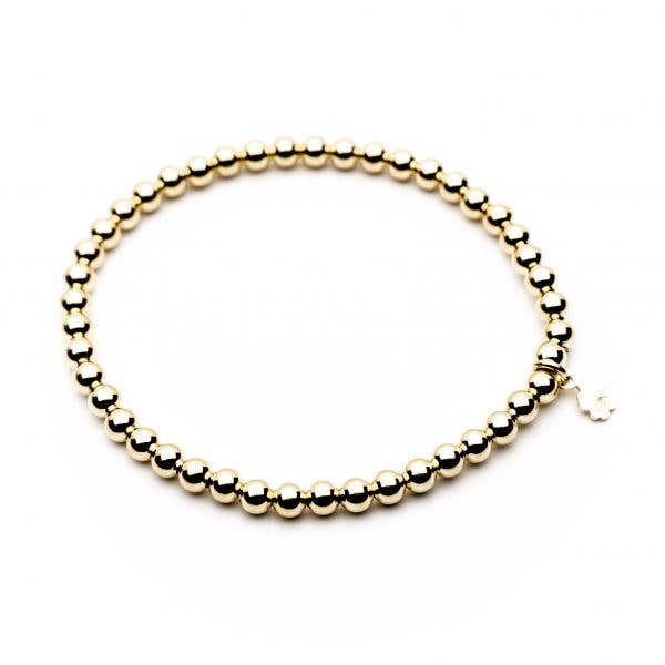 Elastisches Armband mit Silberkugeln für den Großhandel von Woo's pure feelings