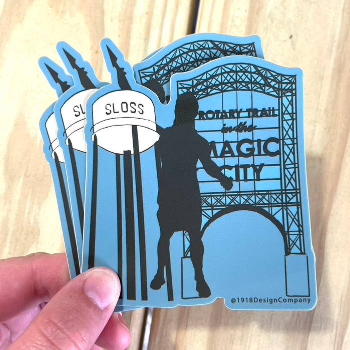 1918 Design Company - Wholesale Sticker - Landmark BHM Sticker, Birmingham, Alabama0