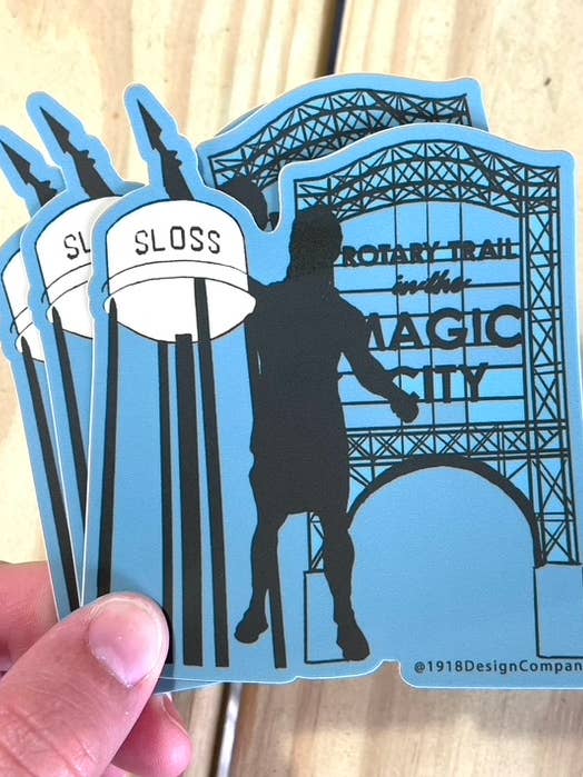 Landmark BHM Sticker, Birmingham, Alabama for wholesale by 1918 Design Company