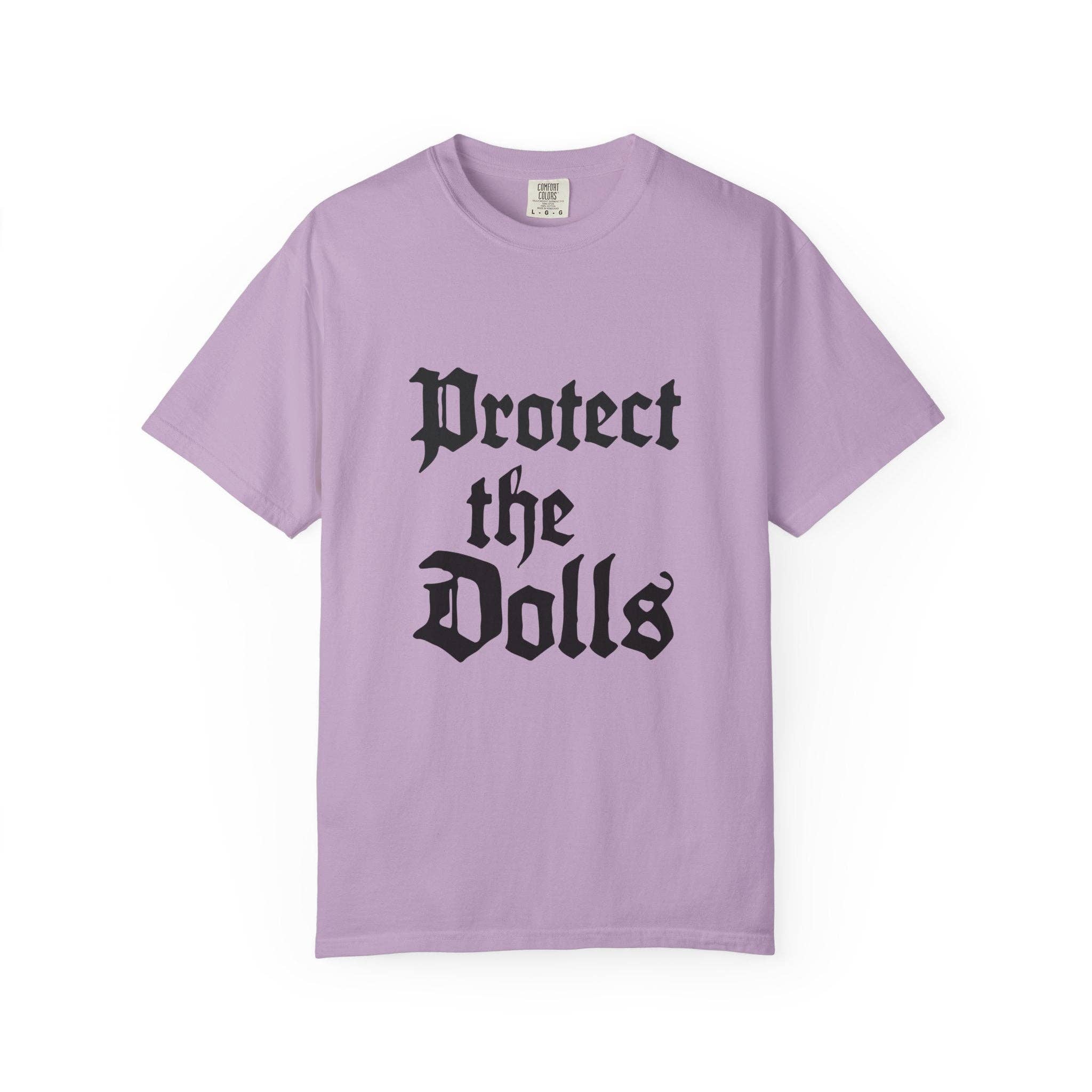 Kennidi Co. - Wholesale Screen Printed T-Shirt - Women's - Protect The Dolls Old Style Comfort Colors T-shirt0