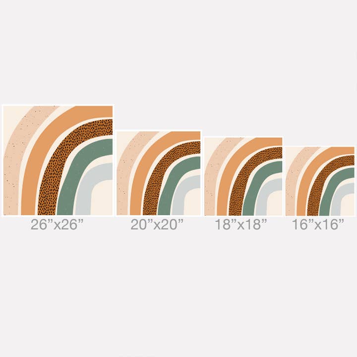 Deny Designs - Wholesale Throw/Decorative Pillow - Sundry Society Patterned Rainbow Throw Pillow3