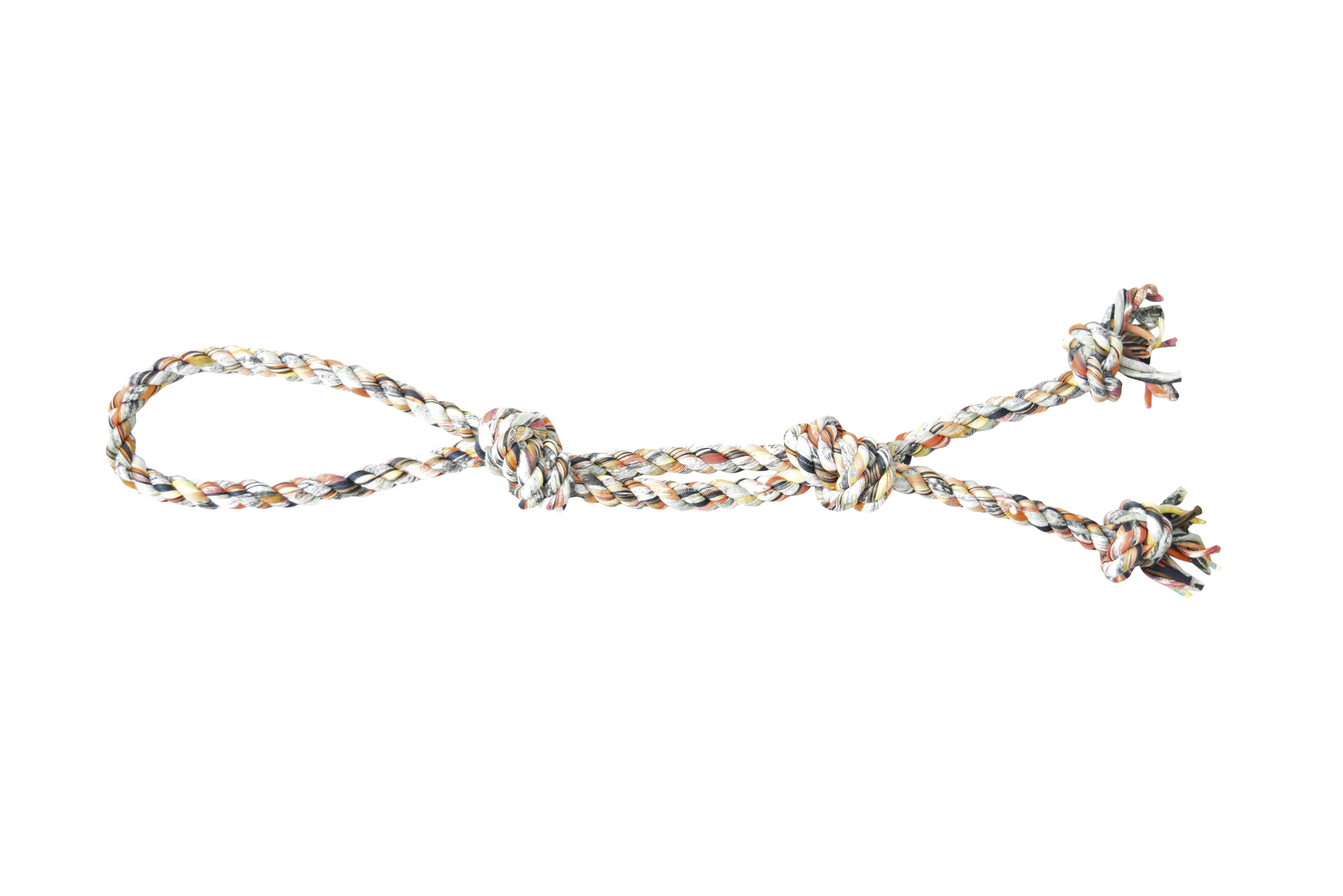 Shreds + rerope - Vendita all'ingrosso Giocattolo di corda - Cani - ReRope - Giocattolo per cani ad anello riciclato, 3 misure (assortimento da 10 pezzi)30