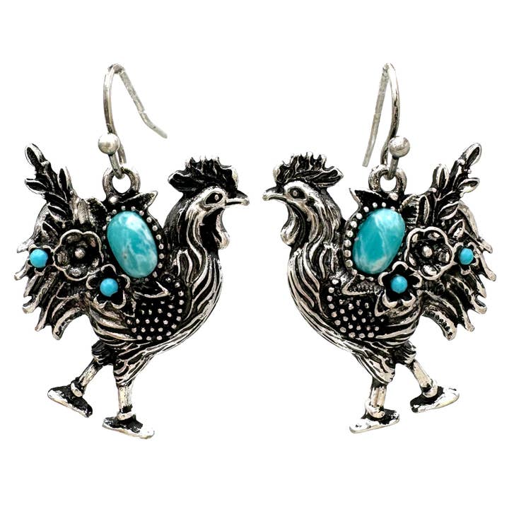 Lunar Deer - Wholesale Dangle Earrings - Farm Animal Western Dangle Earrings6