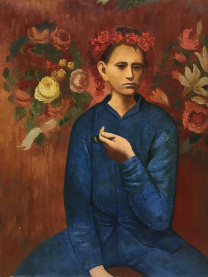 Boy with a Pipe for wholesale by La Pastiche