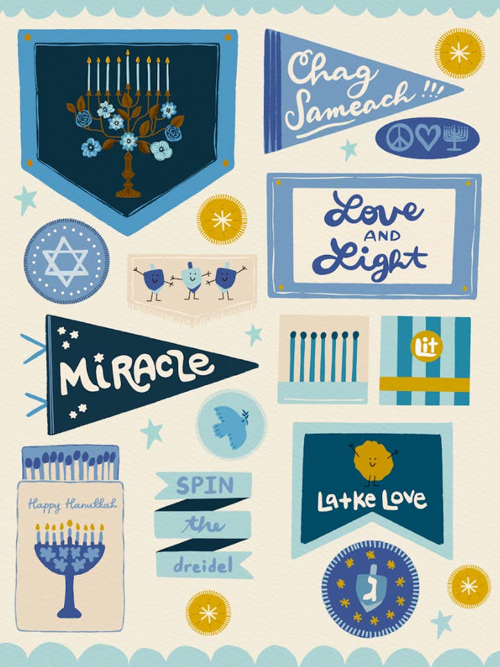 JIGGY Junior, Joie de Hanukkah par Marni Goren pour la vente par JIGGY Puzzles