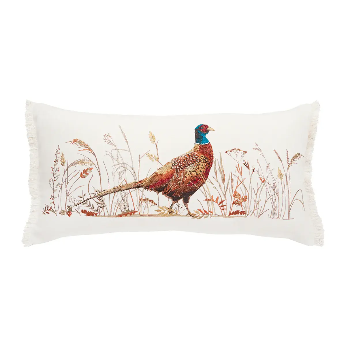 Rightside Design - Vente Coussin décoratif - Coussin d'intérieur Pheasant Landing Bird0