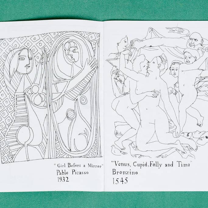 Maddie Stratton Studio - Wholesale Colouring book – Adult - Art History Coloring Book6