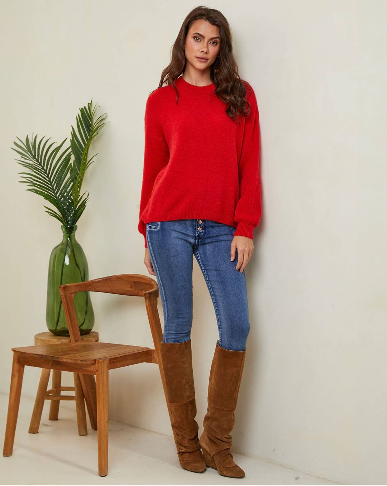 LÉA & LUC - Vente Pull en maille – femme - PULL en ALPACA REF 800438