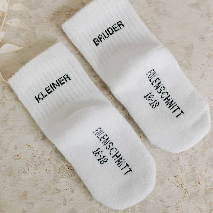 Eulenschnitt - Wholesale Socks - Baby - Baby Socks Little Brother (PU = 5 pcs.)6