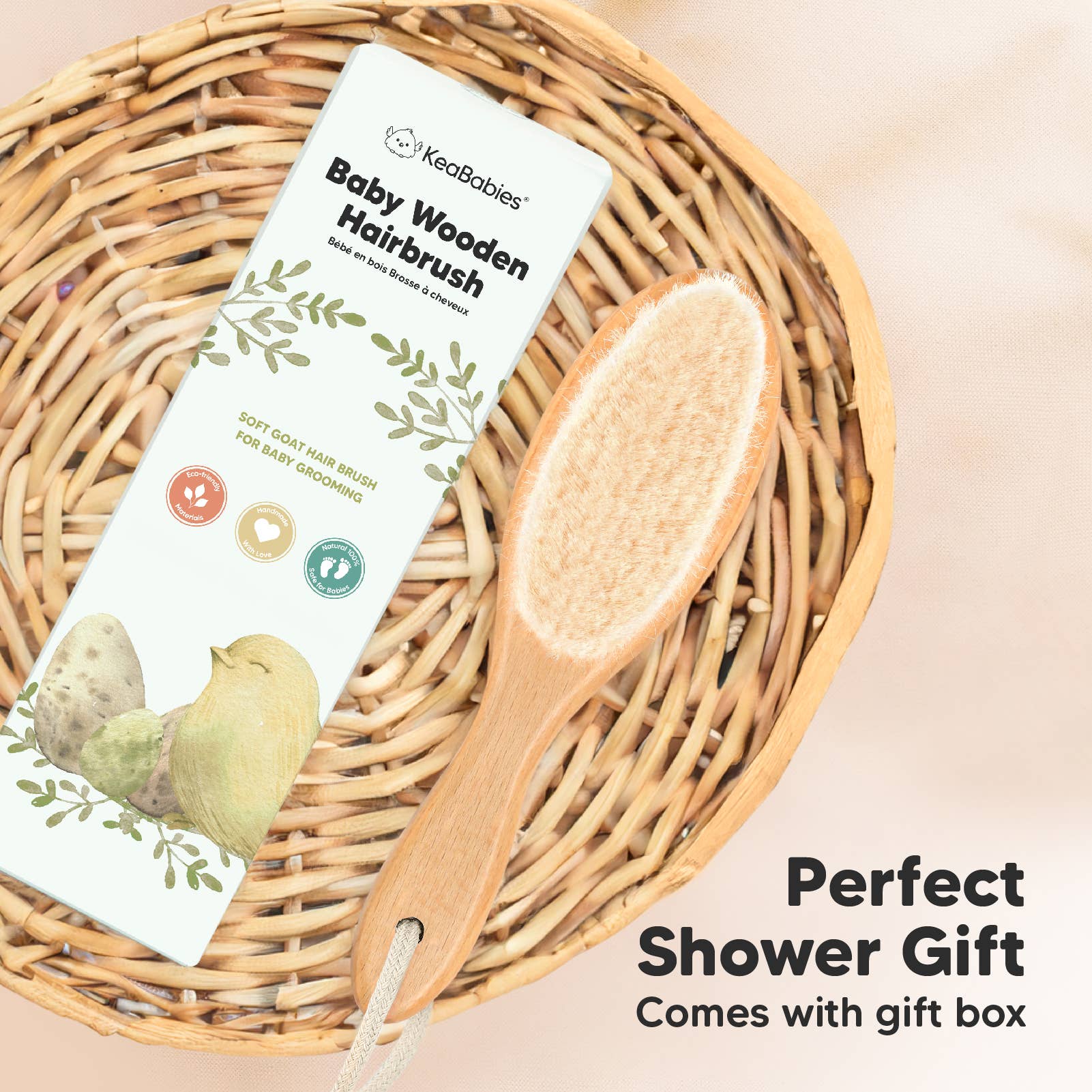 Noz Escova de cabelo de bebê Kea Babies para venda a revendedores na Faire8