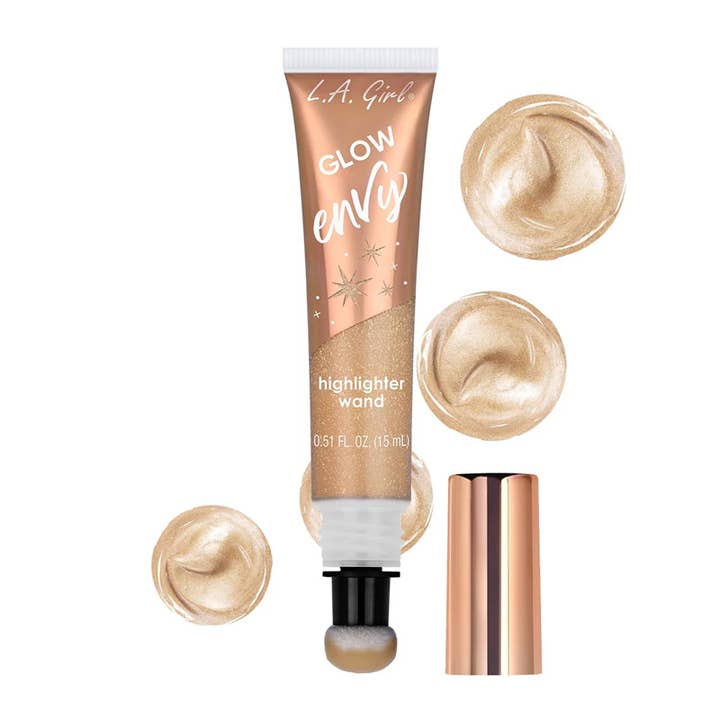 PINEAPPLE Beauty - Wholesale Makeup Highlighter - LA Girl GBL578 Vibin' Glow Highlighter Wand - 3 pcs